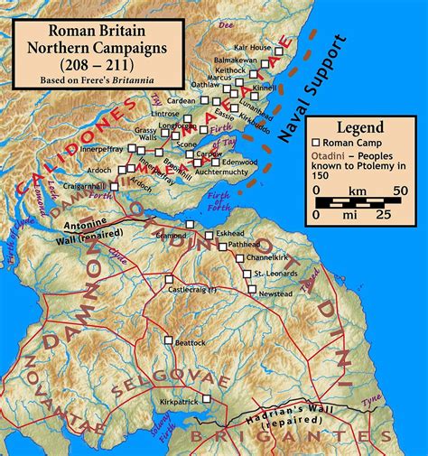 Roman Invasion Of Caledonia 208210 Wikipedia Uk History Roman
