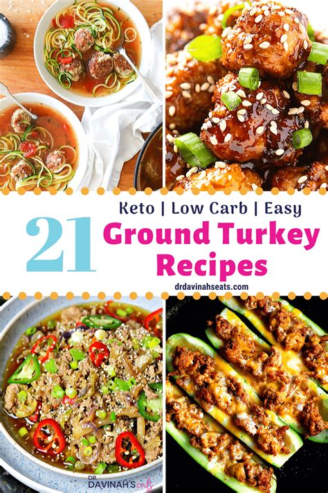 21 Low Carb & Keto Ground Turkey Recipes | Ground turkey recipes, Turkey recipes, Recipes