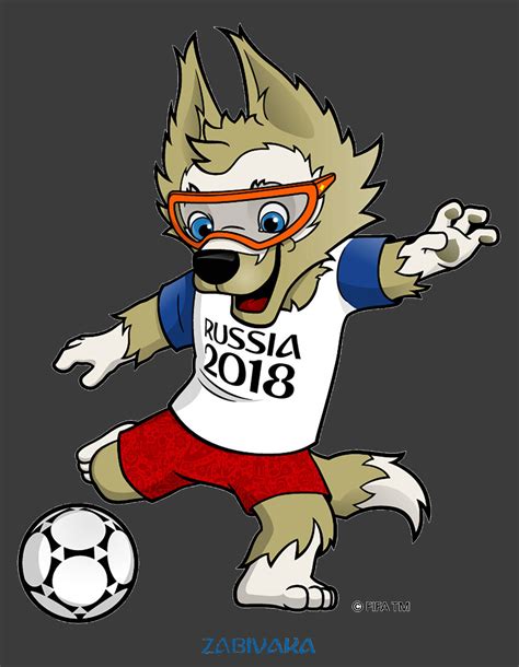 mascot world cup 2018 russia zabivaka