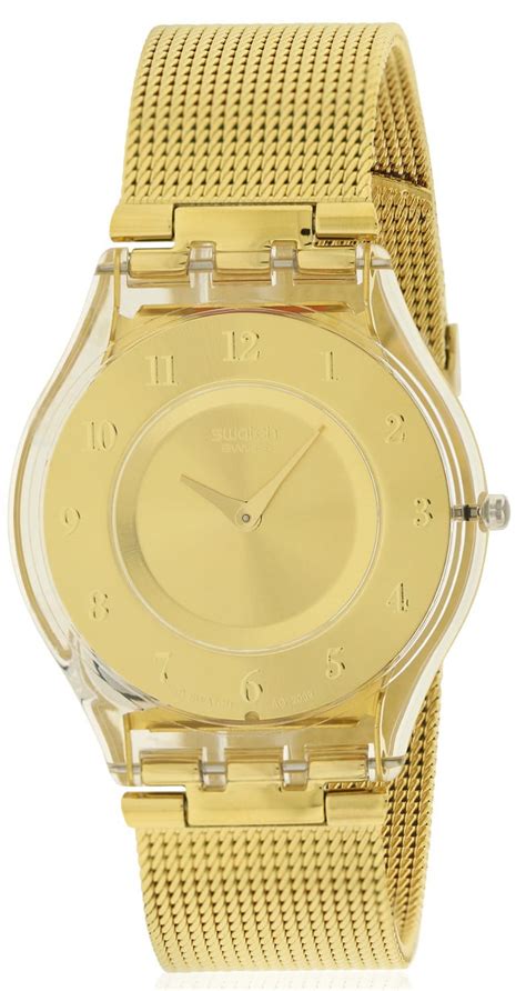 Swatch Generosity Gold Tone Ladies Watch Sfk355m