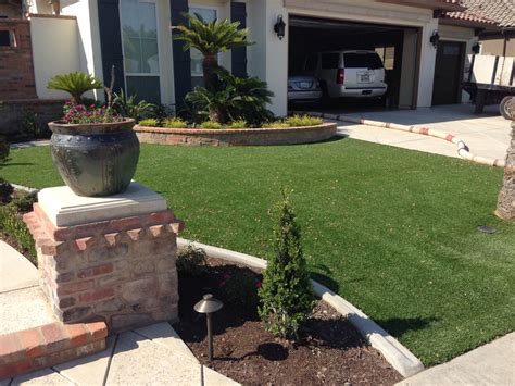 Home Interior Artificial Grass Front Yard Ideas Synthetic Grass
