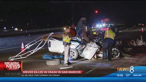 Driver Killed In Crash In San Marcos