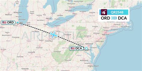 Qr2548 Flight Status Qatar Airways Chicago To Washington Qtr2548