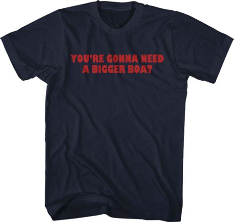 Front And Back You Re Gonna Need A Bigger Boat Jaws T Shirt