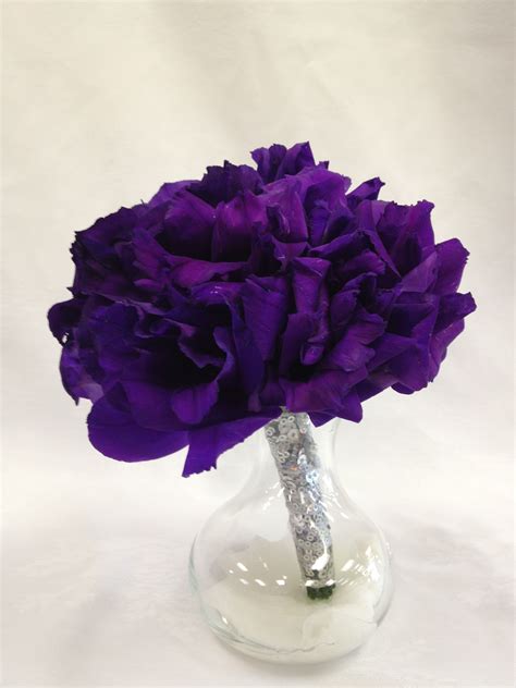 35 dark purple wedding color ideas for fall/winter. Dark Purple Lisianthus bridesmaid bouquet | Wedding ...