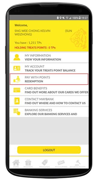 How To Check Treat Point Maybank