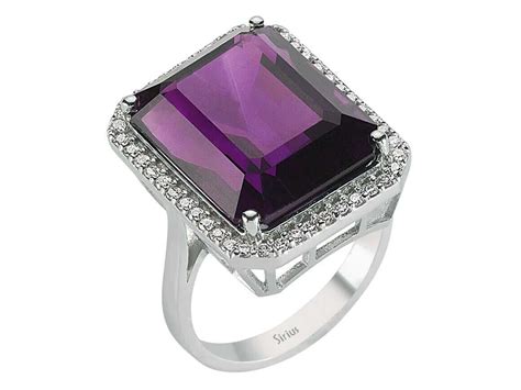 Grün turmalin edelstein von mosambik. Diamant und Oktagon Schliff Amethyst Ring Damenring