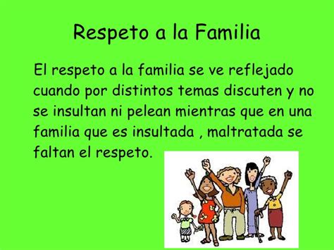 El Respeto En La Familia El Respeto A La Familia