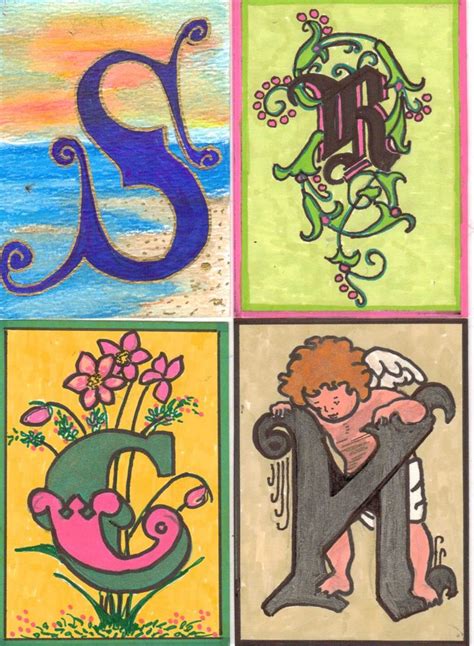 131 best images about Illuminated letters and Calligraphy on Pinterest