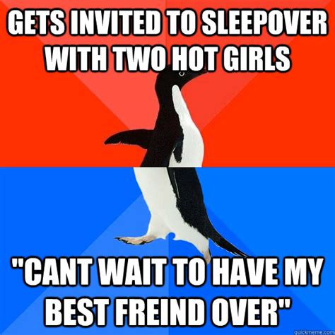 Gets Invited To Sleepover With Two Hot Girls Cant Wait To Have My Best Freind Over Socially