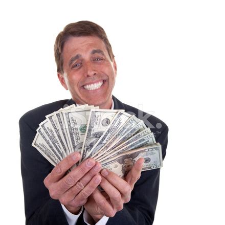 Happy Greedy Man Stock Photo Royalty Free FreeImages