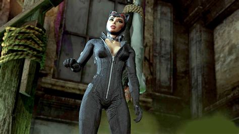 Batman Arkham City Catwoman Protests Arkham Games Batman Arkham