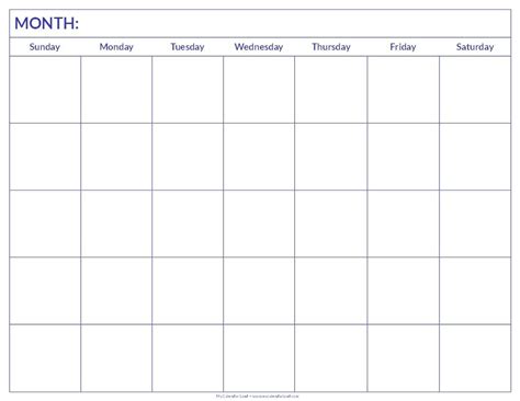 Free Fill In And Printable Calender Example Calendar Printable