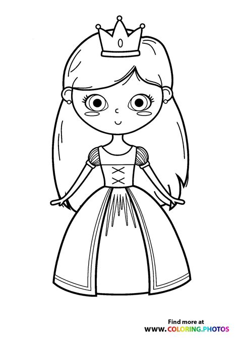 Princess Crown Coloring Pages