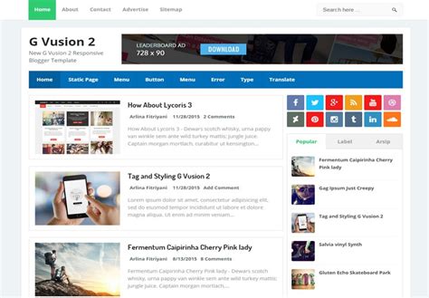 Best Blogger Templates Free Download 2018 - Adterian