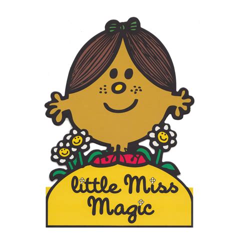 Little Miss Magic Shaped Greeting Card Mr Men Roger Hargreaves Birthday