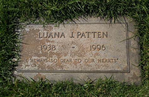 Luana Patten 1938 1996 Find A Grave Memorial Grave Memorials