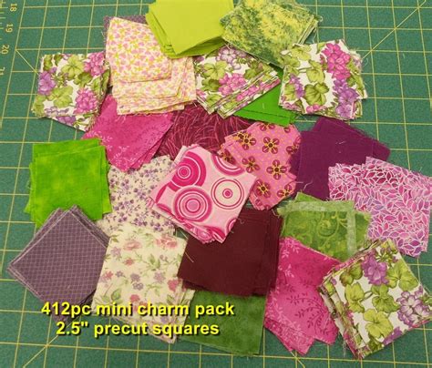 Fabric 412pc Mini Charm Pack 4720precut 25 Etsy