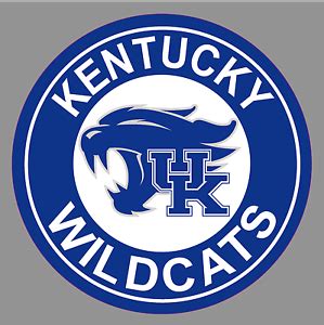 Kentucky Wildcats Logo Blue And White