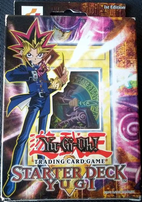The package was unopened as described and all cards were in perfect shape. YuGiOh Original Konami YUGI 1st Edition Starter Deck ...