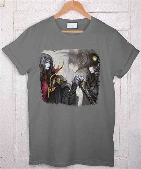 Vampire Hunter D Twin Look Like Figures New Gray Tees T Shirt S 3xl In T Shirts From Mens
