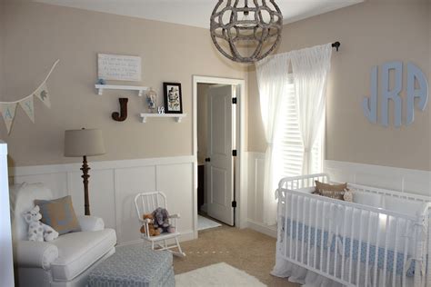 Beige And White Neutral Nursery For Baby Boy Project Nursery