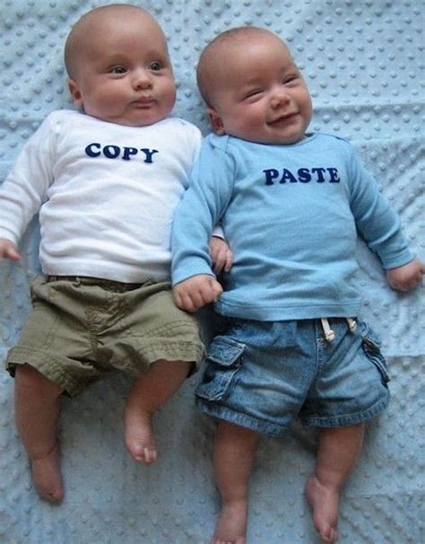 Twins Copy And Paste Funny How To Have Twins Cute Kids