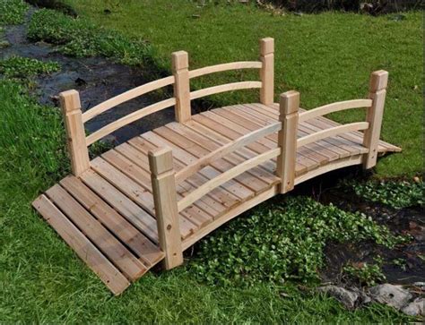 Small Garden Bridges To Sweeten Your Garden Rustic Wooden Bridge
