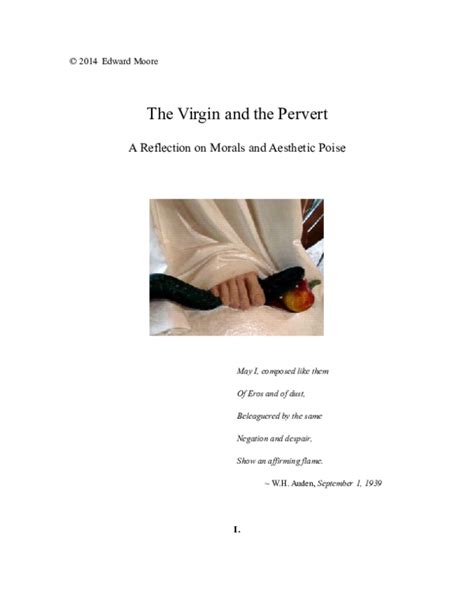 the virgin and the pervert edward moore