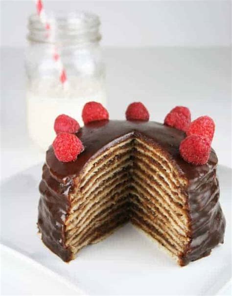 Eggo 12-Layer Chocolate Pancake Cake - Mom Loves Baking