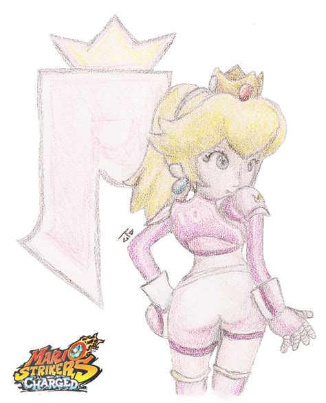 Mario Strikers Charged Pincess Peach By Therollingwestern On Deviantart