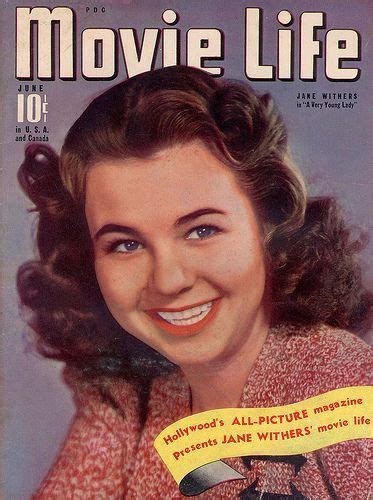Jane Withers Movie Life Magazine United States June 1941 Life