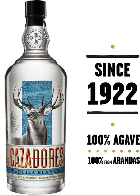 Cazadores Tequila Blanco White Tequila Silver Tequila
