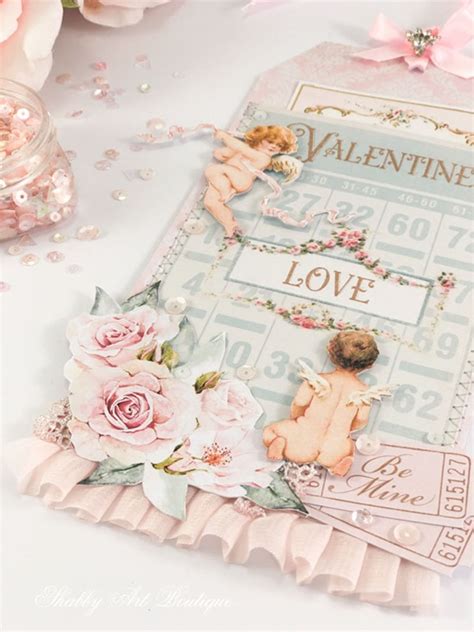 Vintage Valentine Pocket Tag ~ Free Printable Shabby Art Boutique