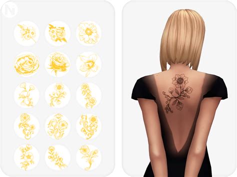 Cc Sims 4 Tattoo Sims 4 Tattoos Links Youtube