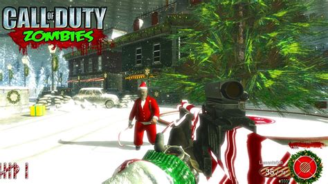 Santa Boss Zombie Christmas Zombies Call Of Duty Custom Zombies Gameplay Youtube