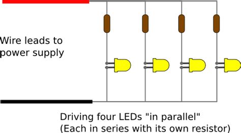 Consider the circuit diagram below and its corresponding electric potential diagram. LEDs in Model Car HELP - Model Building Questions and Answers - Model Cars Magazine Forum
