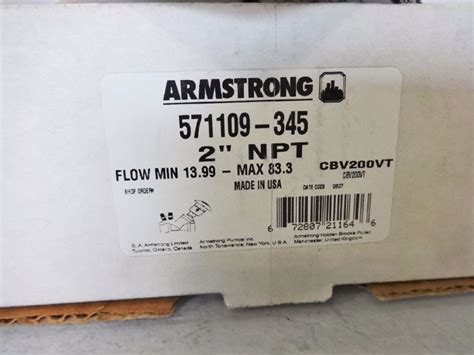 Armstrong Armflo Venturi Circuit Balancing Valve Cbv T