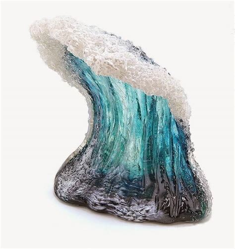 Realistic Glass Sculptures Inspired By Ocean Waves Daniel Swanick