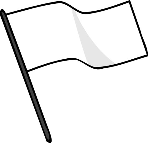 White Flag Clip Art At Vector Clip Art Online Royalty Free