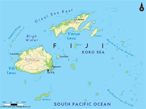 A Map Of The Fiji Islands Destination Wedding Planning