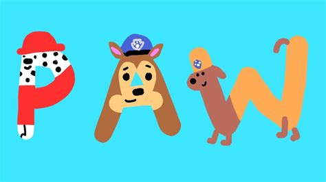 Paw Patrol Word Letters Turned Into Characters Nick Jr Doodles Youtube