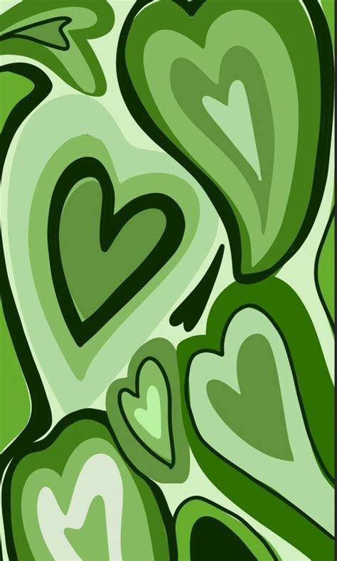 Mint Green Wallpaper Iphone Dark Green Wallpaper Heart Iphone