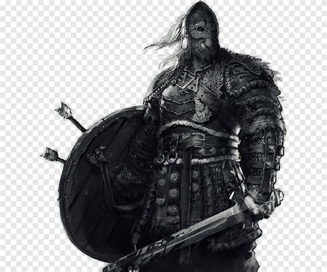 Viking Warrior Silhouette