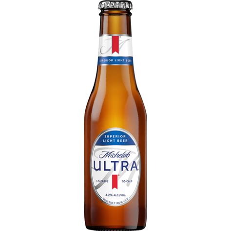 Michelob Ultra Light Beer 7 Oz Bottle 42 Abv Beer Baeslers Market