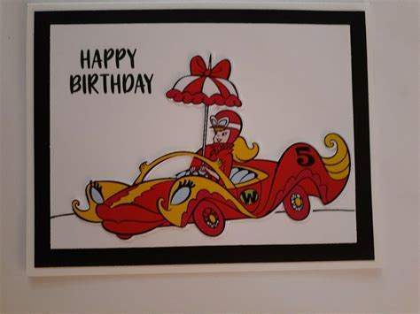 Penelope Pitstop Happy Birthday Greeting Card 3821892428