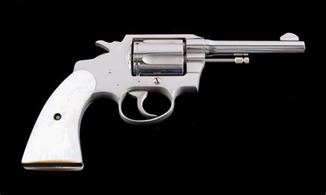 Sold Price Colt Police Positive Special Nickel Pearl Revolver April