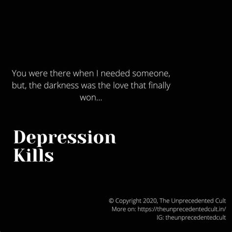 Quotes About Love And Depression Dark Love The Unprecedented Cult