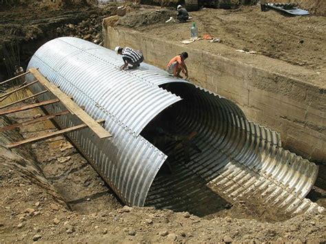 Galvanized Corrugated Steel Culvert Pipe Used For Underground Draining