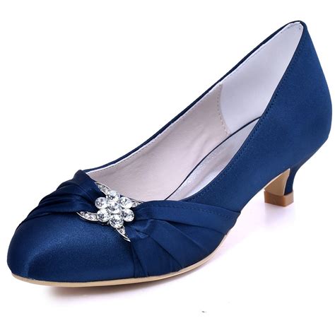 Blue Satin Dress Shoes The Dress Shop